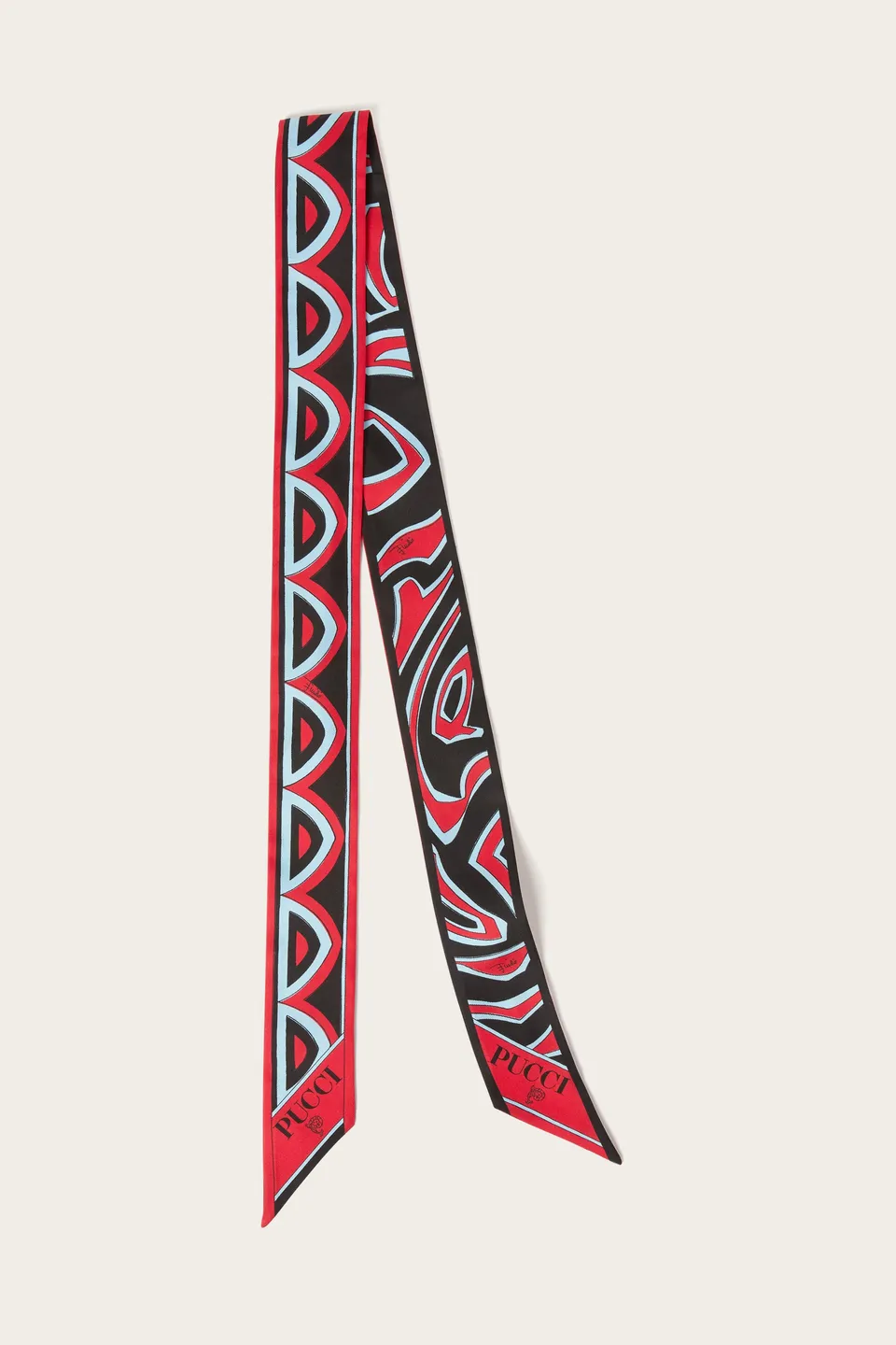 Emilio Pucci Foulard Bandeau Soie Multicolore 5x120