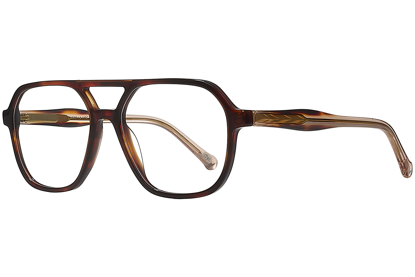 Clémence & Margaux La Vibe lunettes de vue noir écaille double pont
