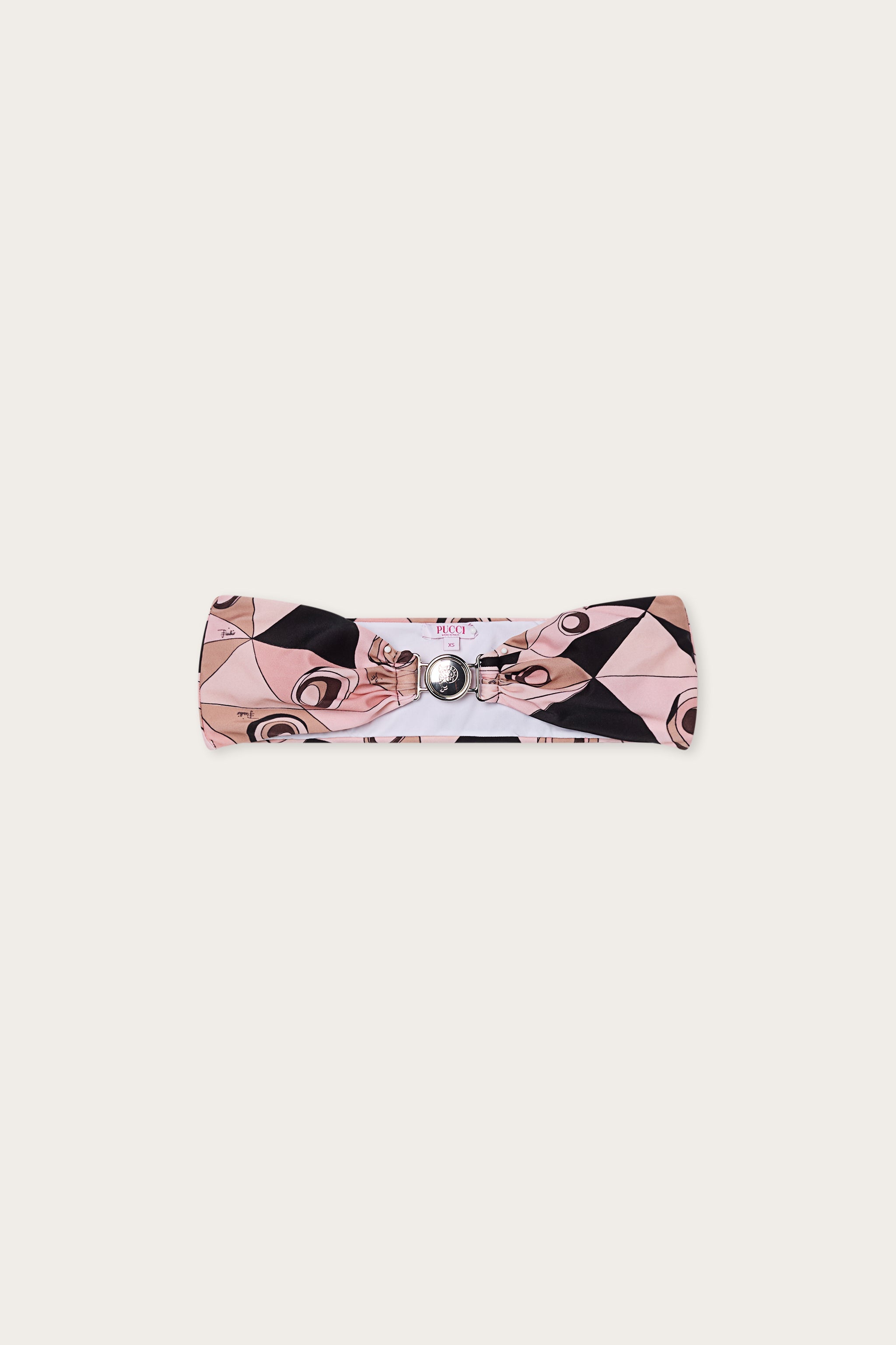 Emilio Pucci Occhi haut bikini nude XS
