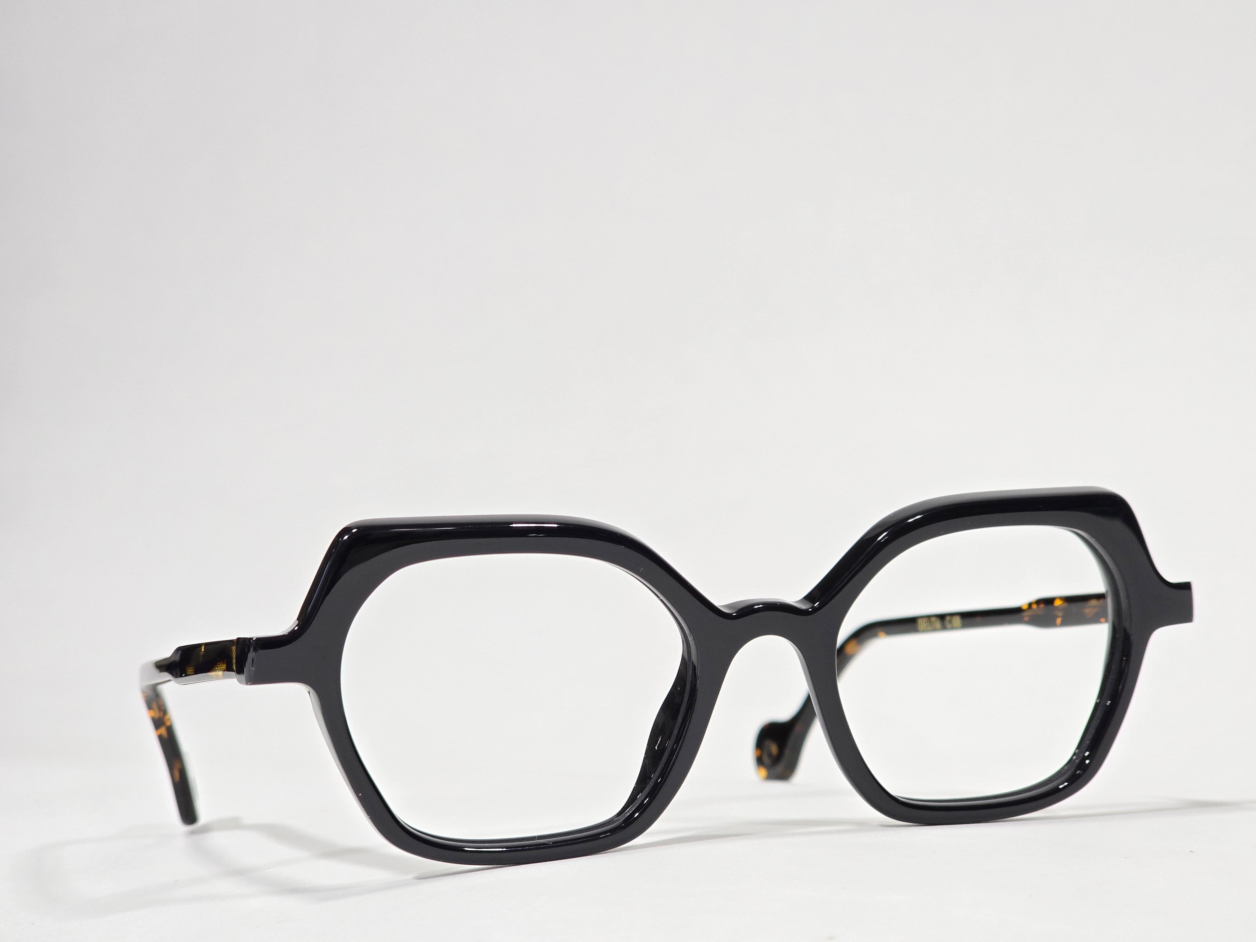Xavier Derome Delta C00 lunettes noir écaille sombre