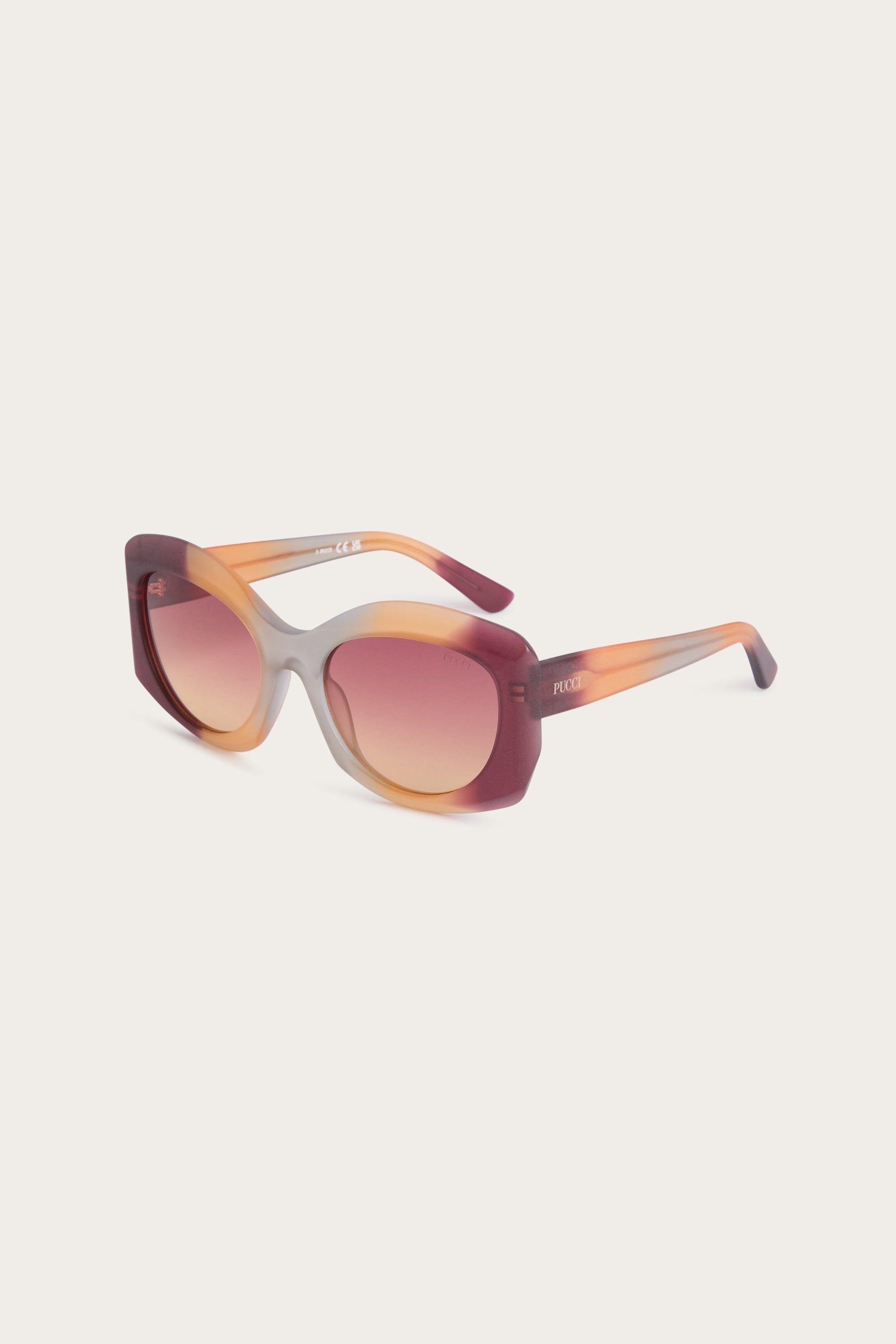 Emilio Pucci EP0259 lunettes de soleil bordeaux