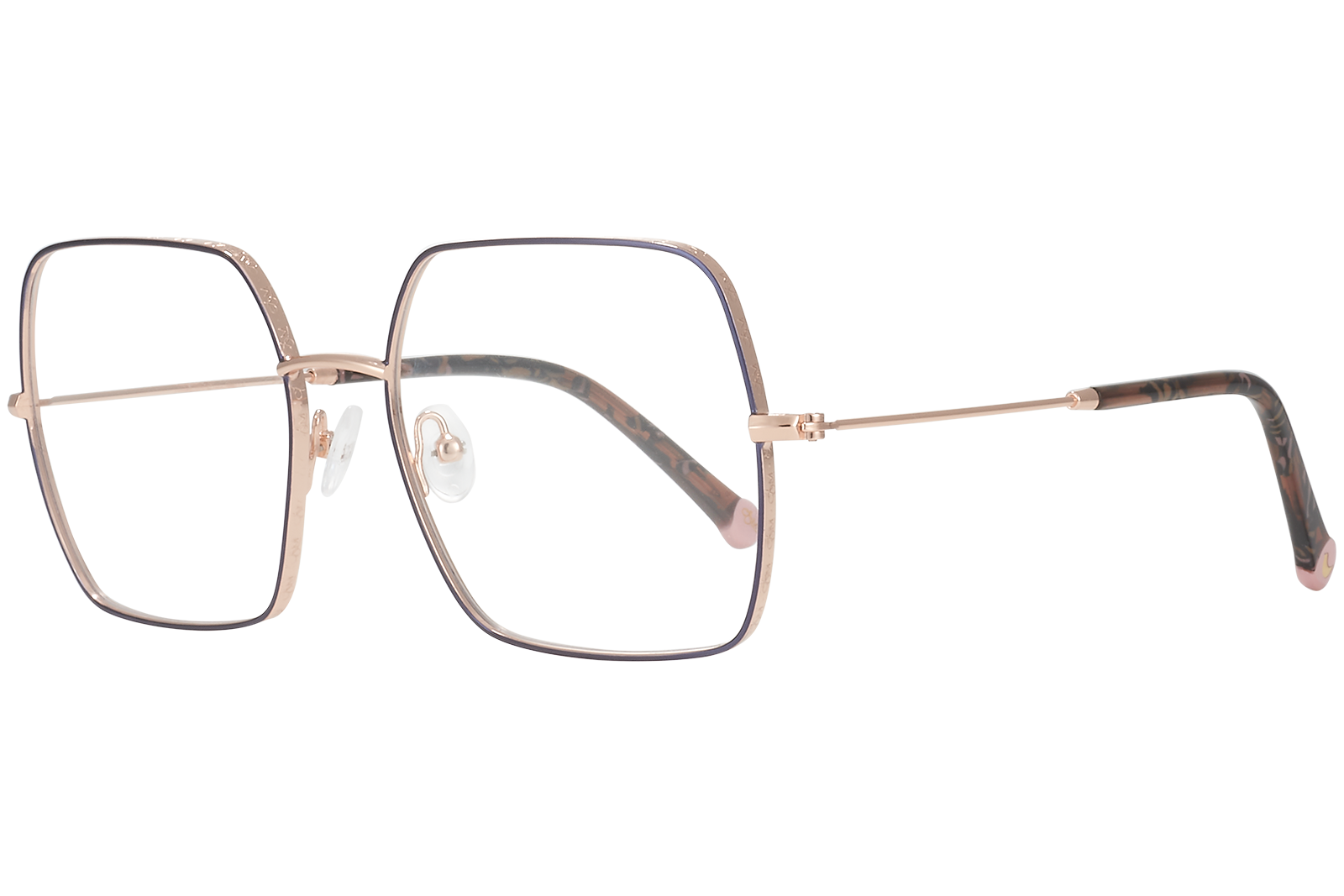 Clémence & Margaux La Confidente lunettes de vue bordeaux hexagonale