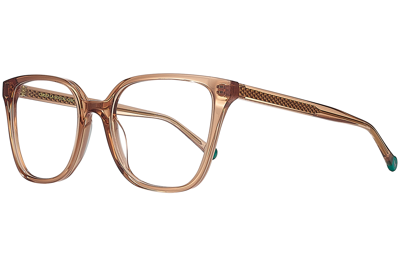 Clémence & Margaux La Nostal-Chic lunettes de vue Rose Nude carré