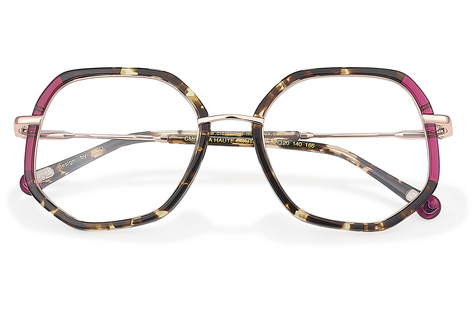 Clémence & Margaux Haute Couture lunettes de vue bleu écaille