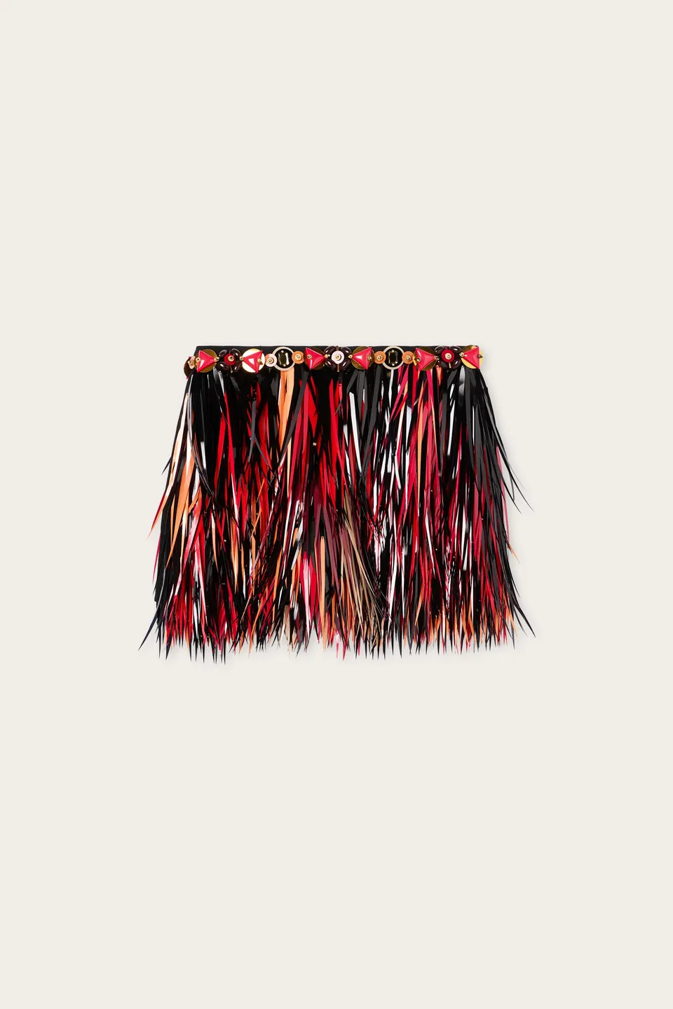 Emilio Pucci Skirts 6HRV456H943999 jupe nero soie brodée
