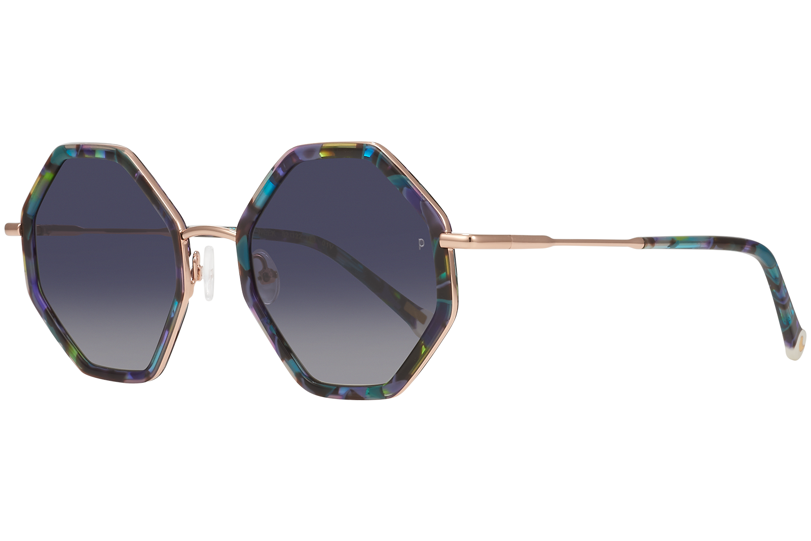 Clémence & Margaux La Fashion Week lunettes de soleil bleu