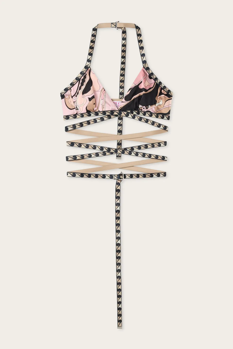 Emilio Pucci Orchidee soutien-gorge nude soie
