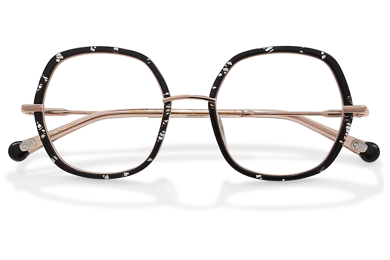 Clémence & Margaux L'Essentiel lunettes de vue moucheté noir