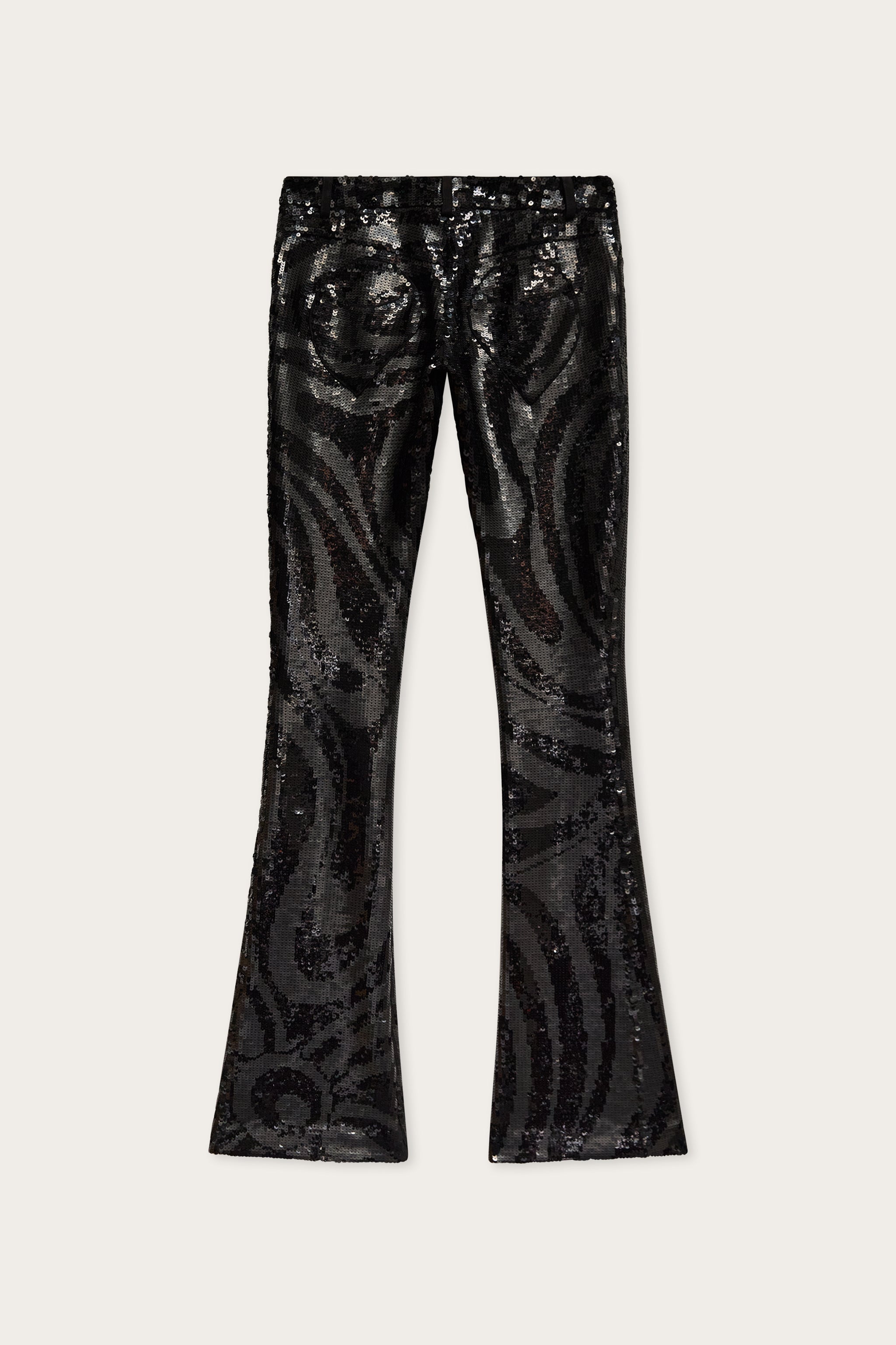 Emilio Pucci Bootcut Marmo pantalon noir brodé