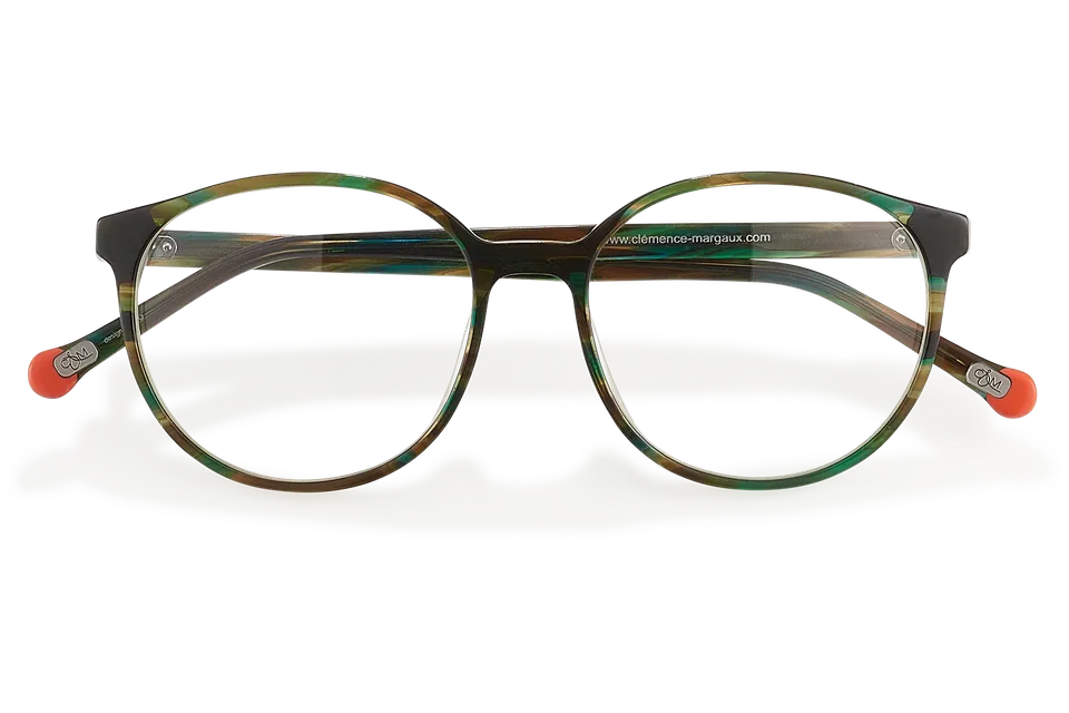 Clémence & Margaux Optiques La Magique lunettes de vue Vert & Brun