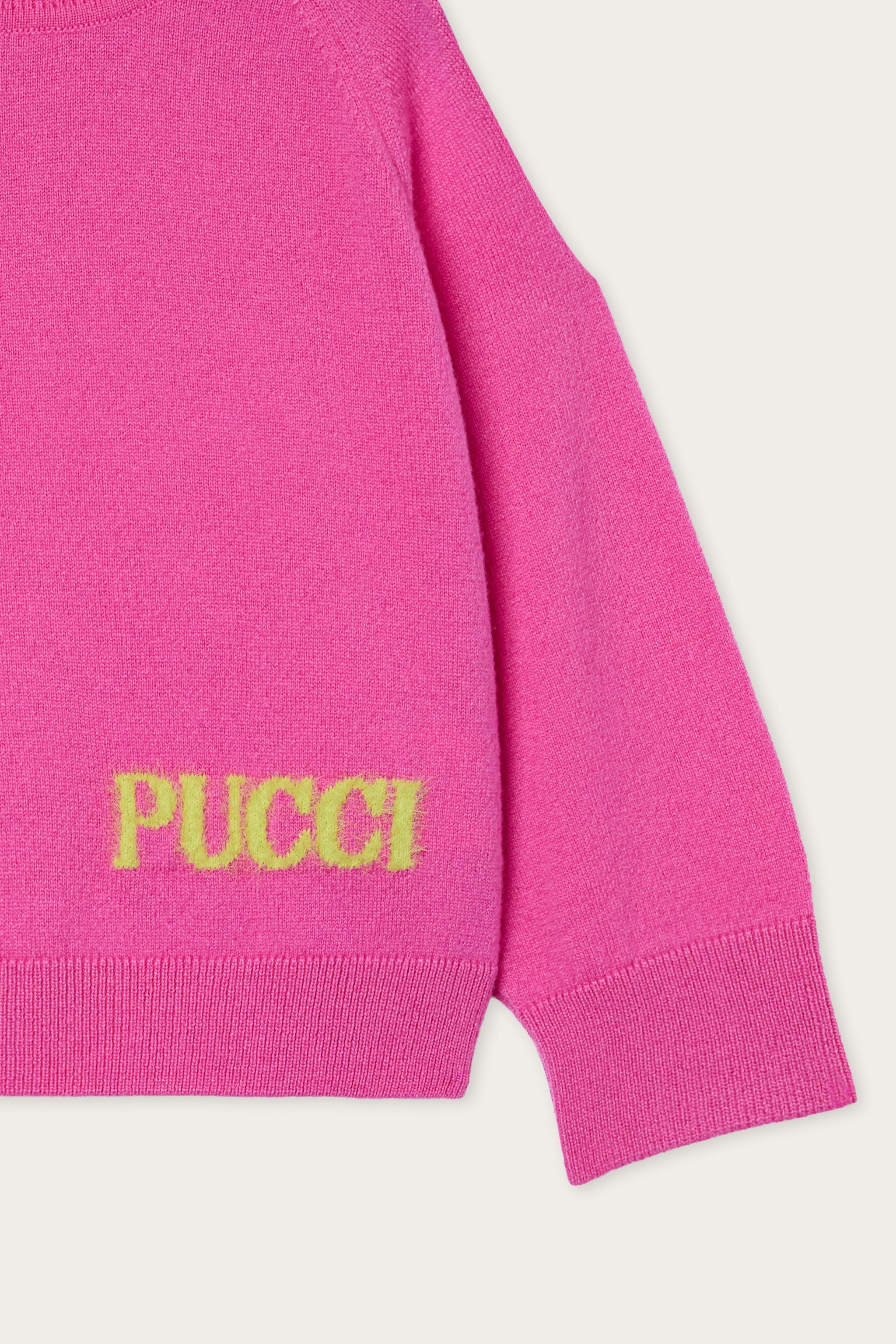 Emilio Pucci Knitwear pull laine fuchsia cut-out