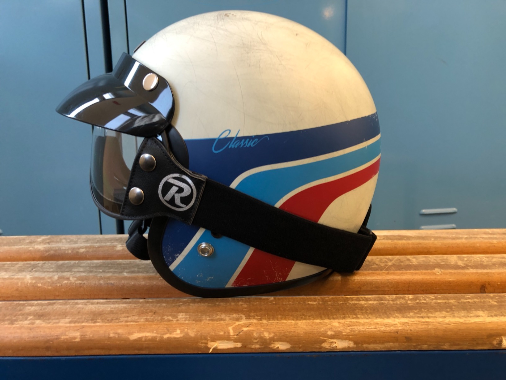 Raleri StrapSter Classic visiere casque transparente