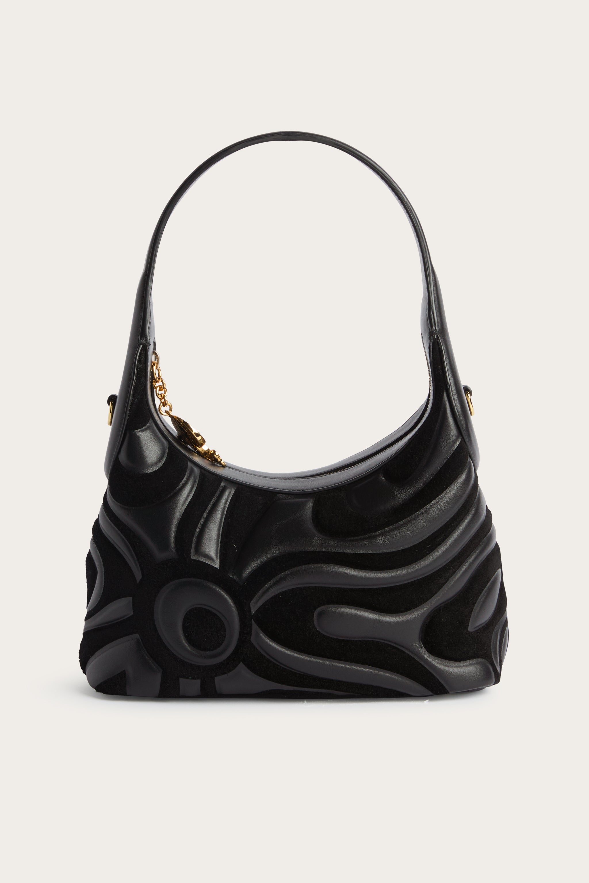 Emilio Pucci Sac Hobo Marmo cuir noir taille unique