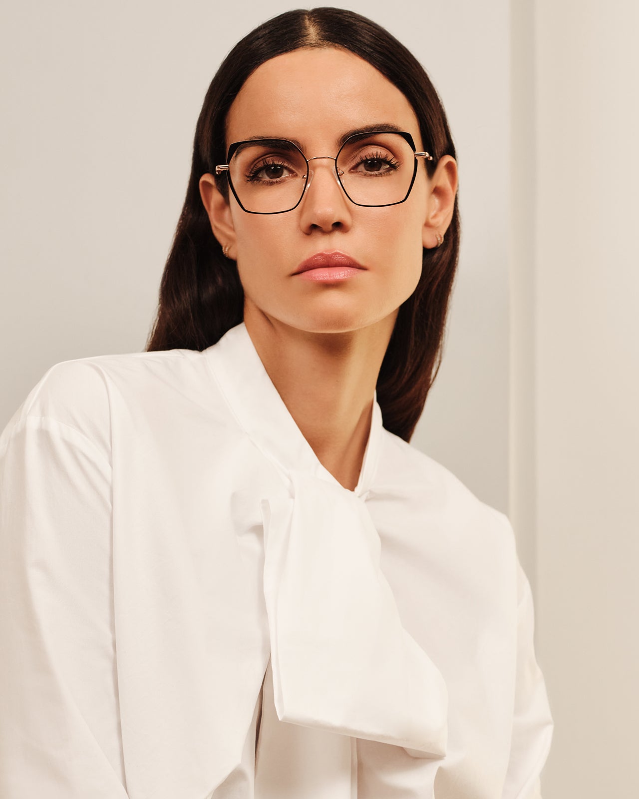 Clémence & Margaux La Curieuse lunettes de vue Noir & Doré femme