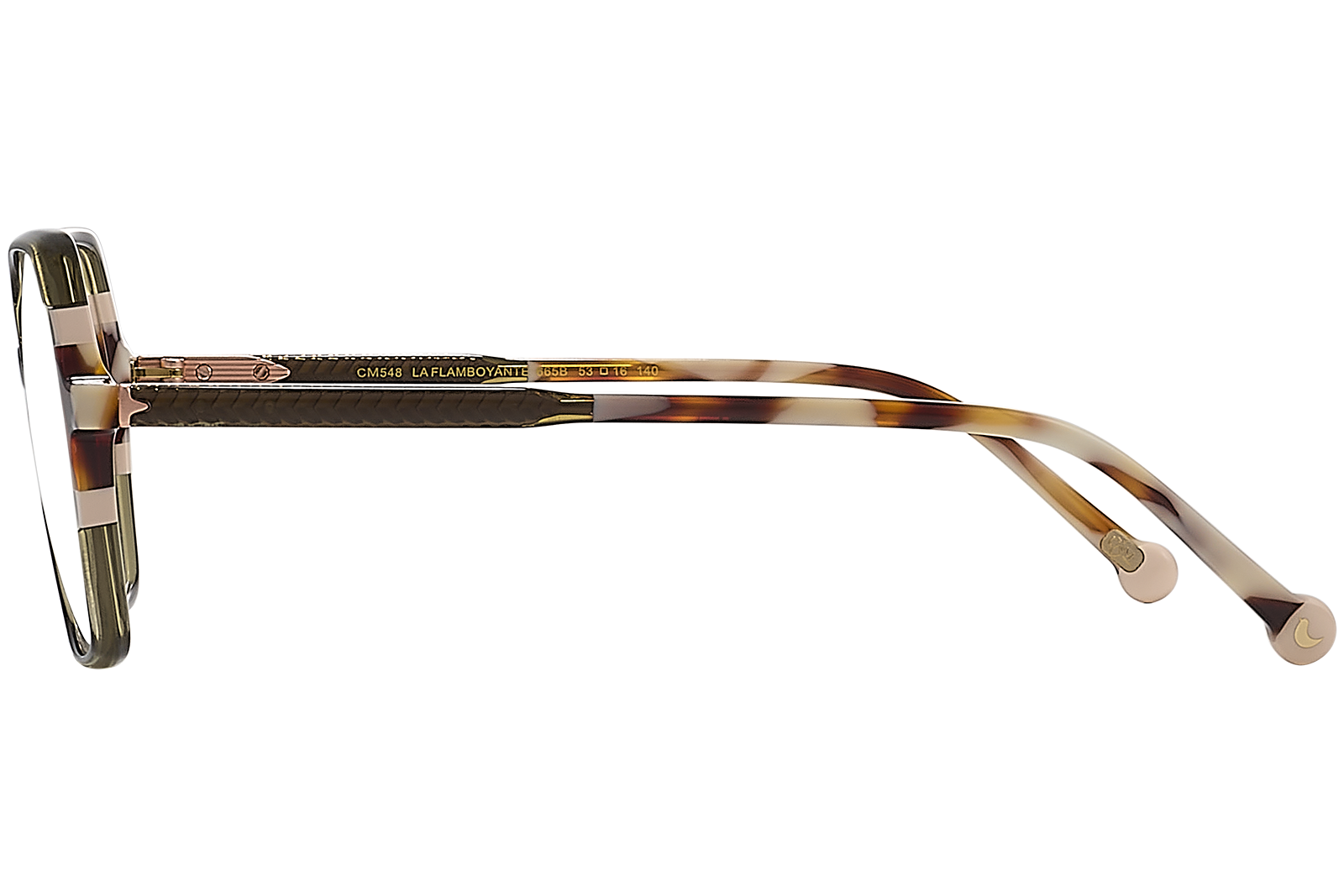 Clémence & Margaux La Flamboyante lunettes de vue Gris hexagonale