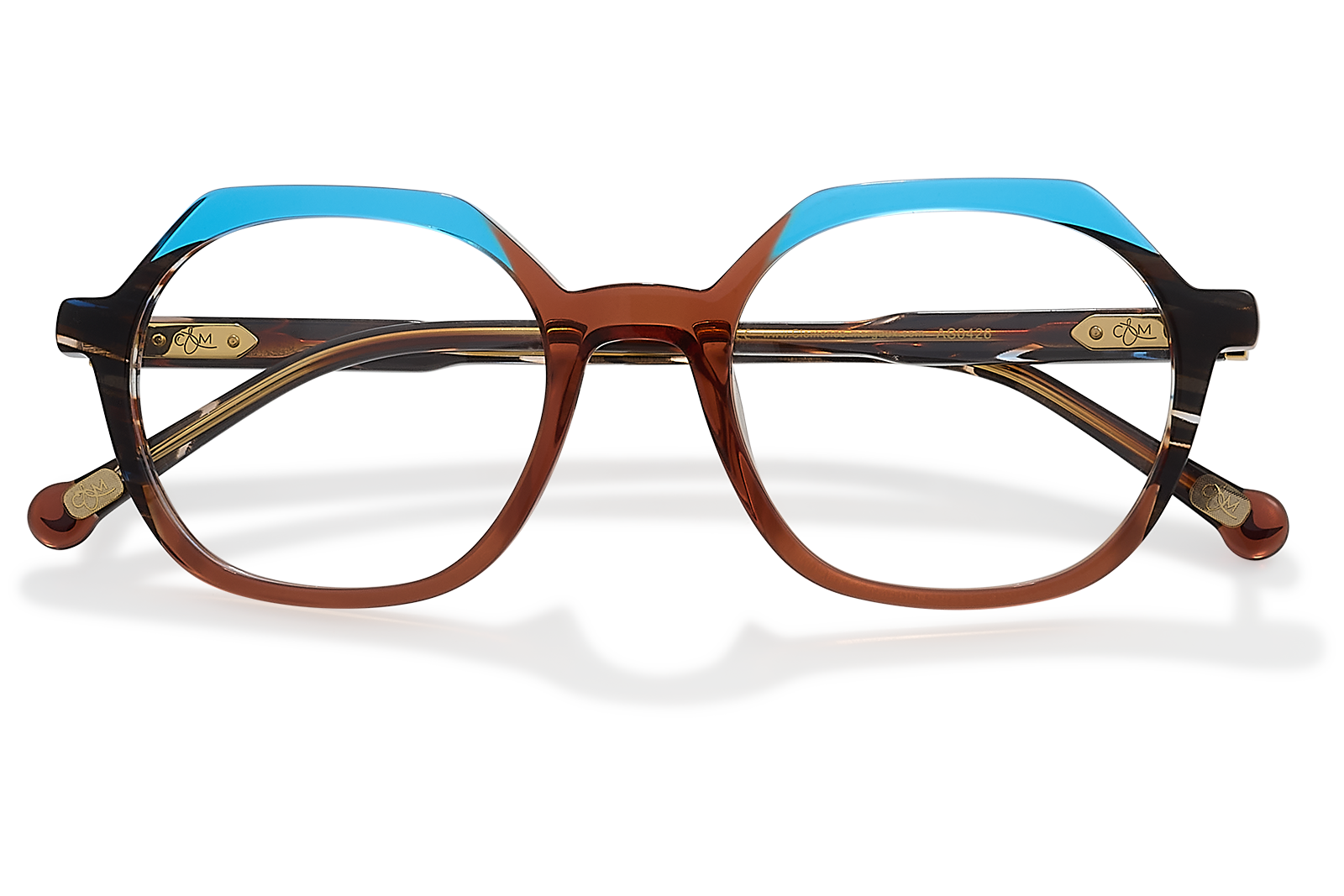 Clémence & Margaux L'Edition Privée lunettes de vue écaille damier