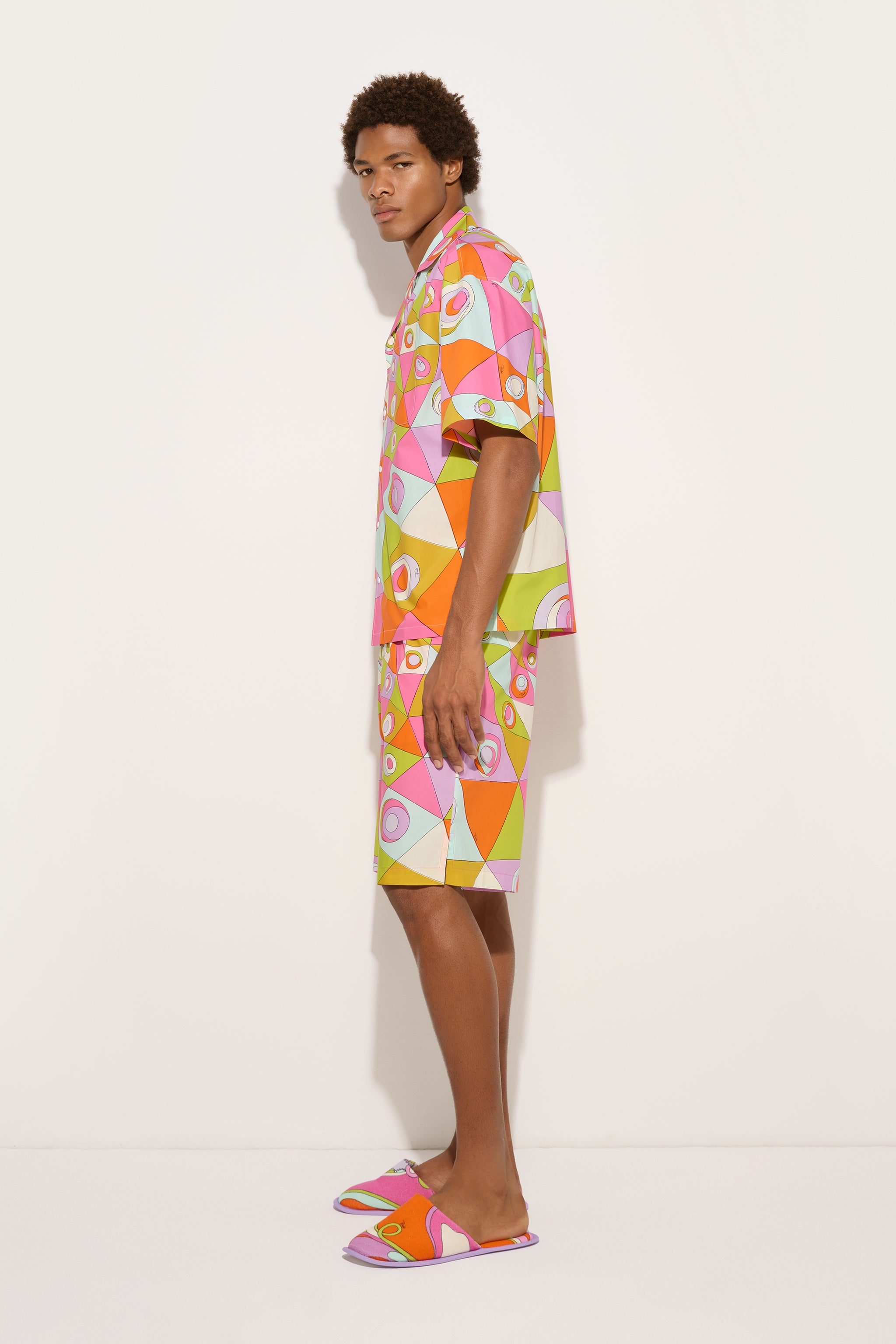 Emilio Pucci PANTS shorts coton multicolore homme M