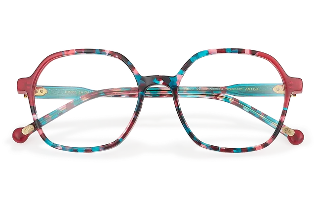Clémence & Margaux La Palm-Tree lunettes de vue brun bleu tonneau
