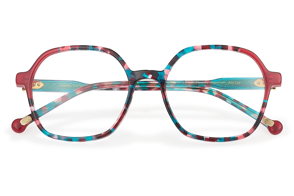 Clémence & Margaux La Palm-Tree lunettes de vue brun bleu tonneau