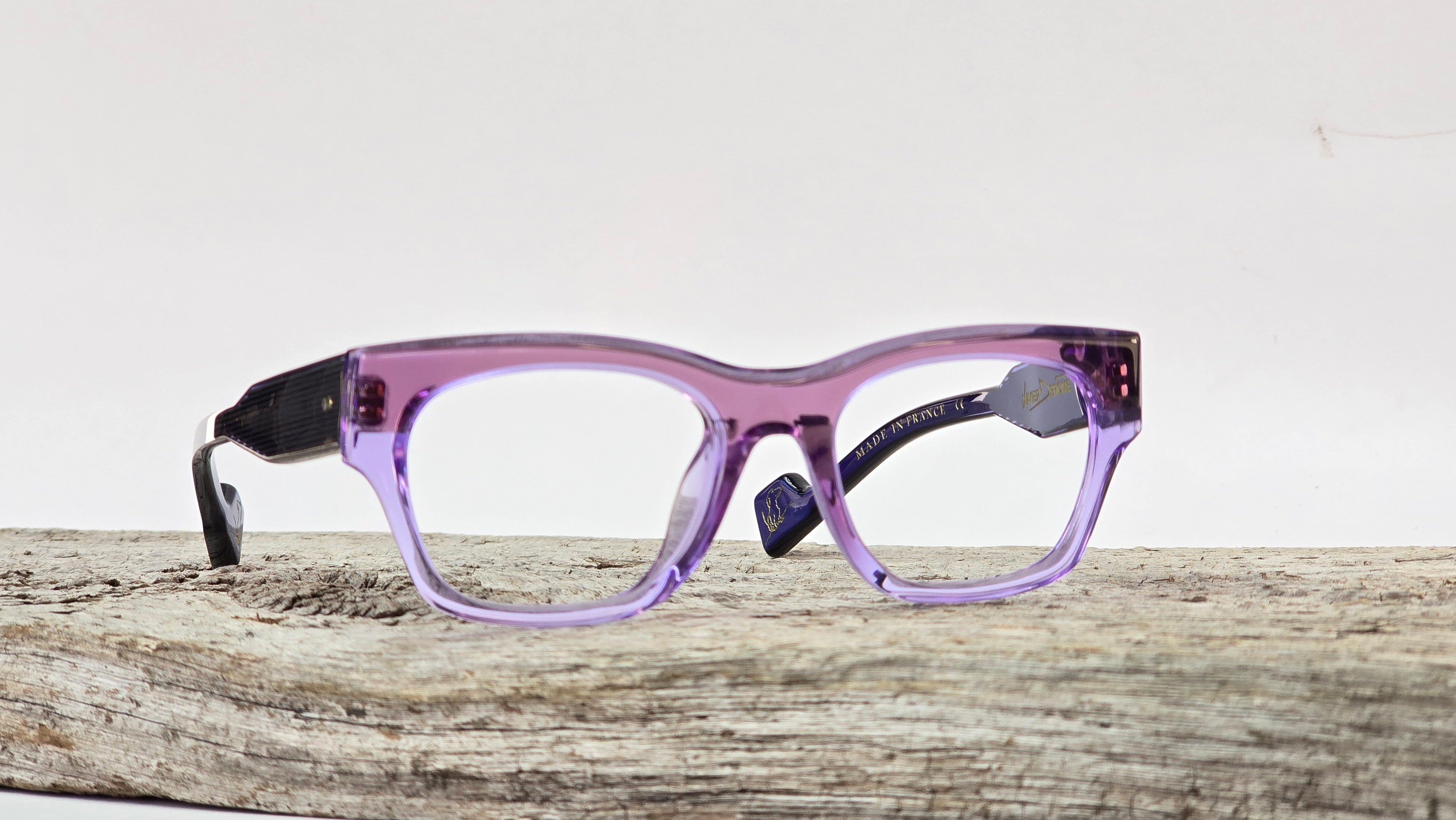 Xavier Derome Grant C260 lunettes de vue parme acétate