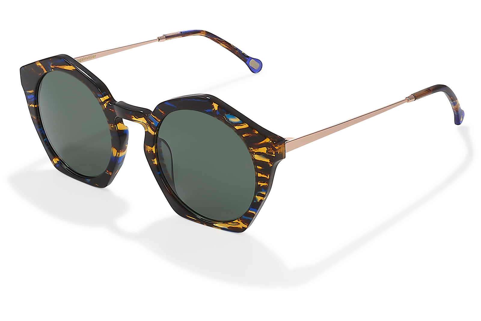 Clémence & Margaux La Vedette lunettes de soleil Brun & Bleu polarisé