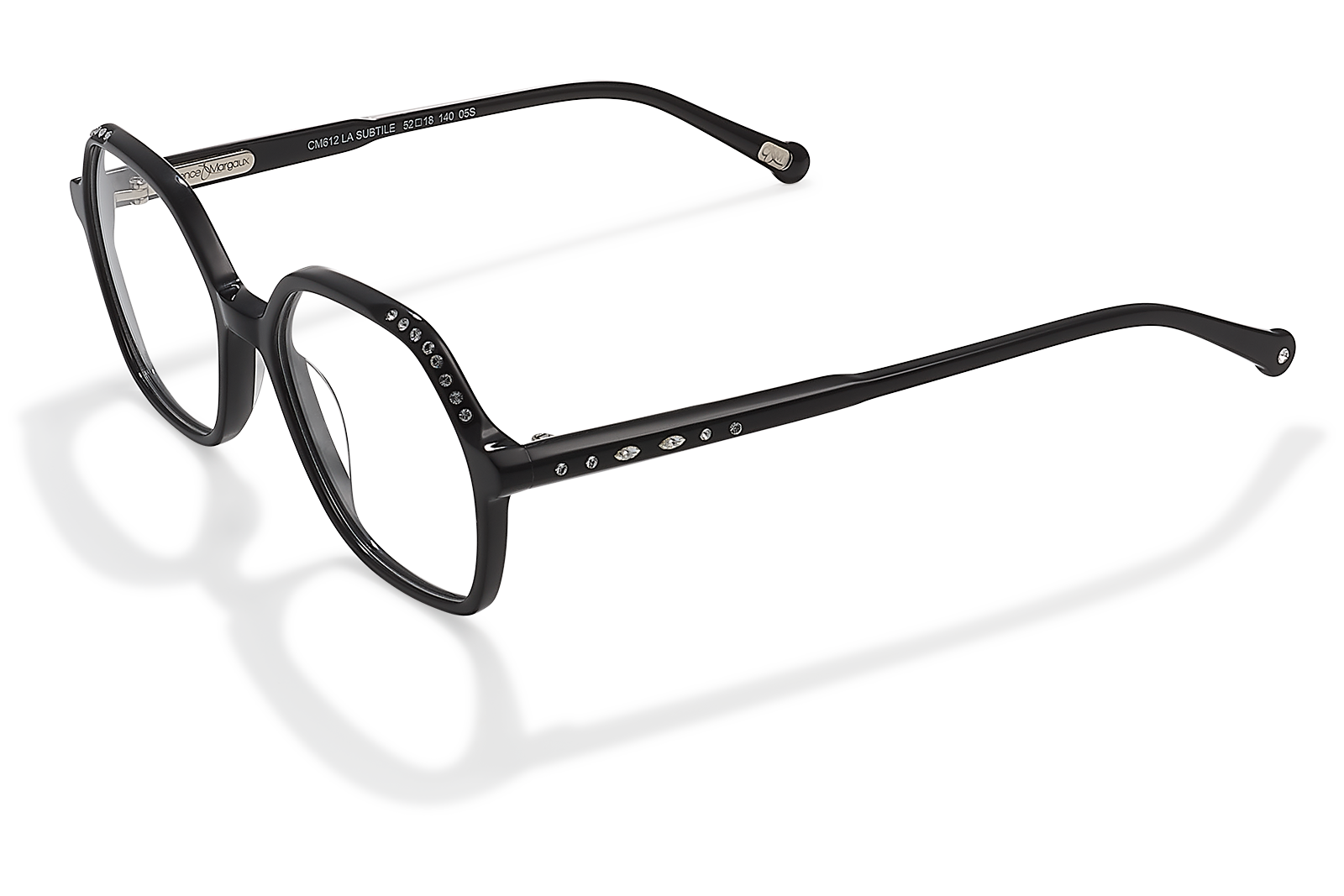 Clémence & Margaux La Subtile lunettes de vue strass carré