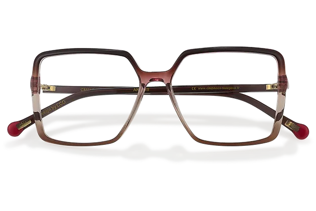 Clémence & Margaux Optiques L'Avocate lunettes de vue Noir carrée