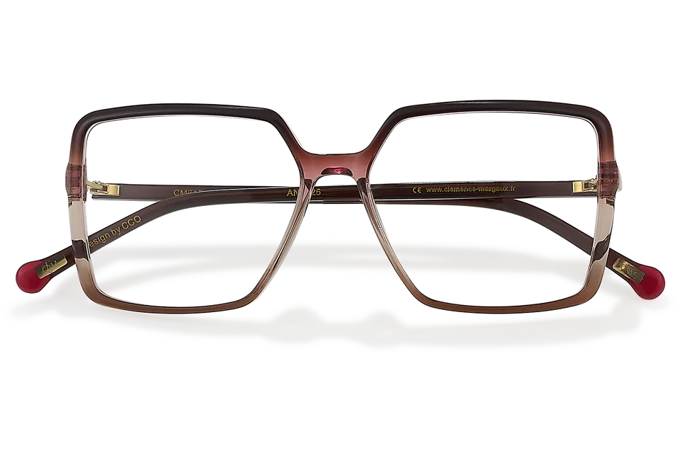 Clémence & Margaux Optiques L'Avocate lunettes de vue Noir carrée