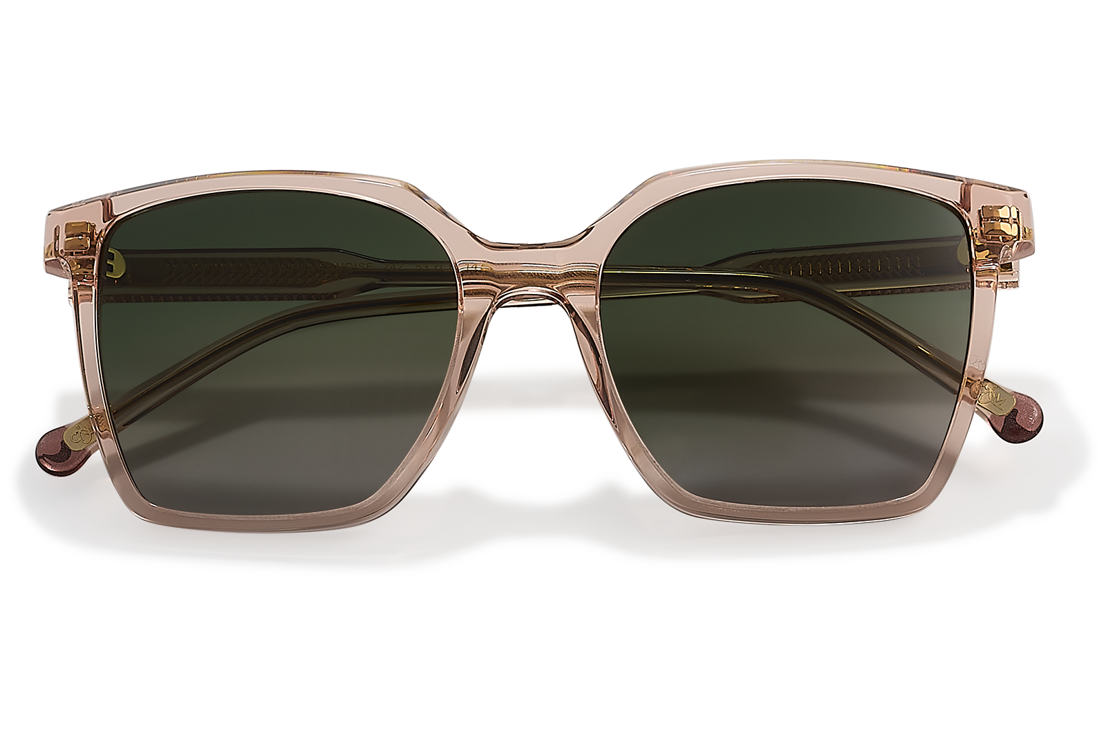 Clémence & Margaux La Villa Turquoise lunettes de soleil écaille claire polarisé
