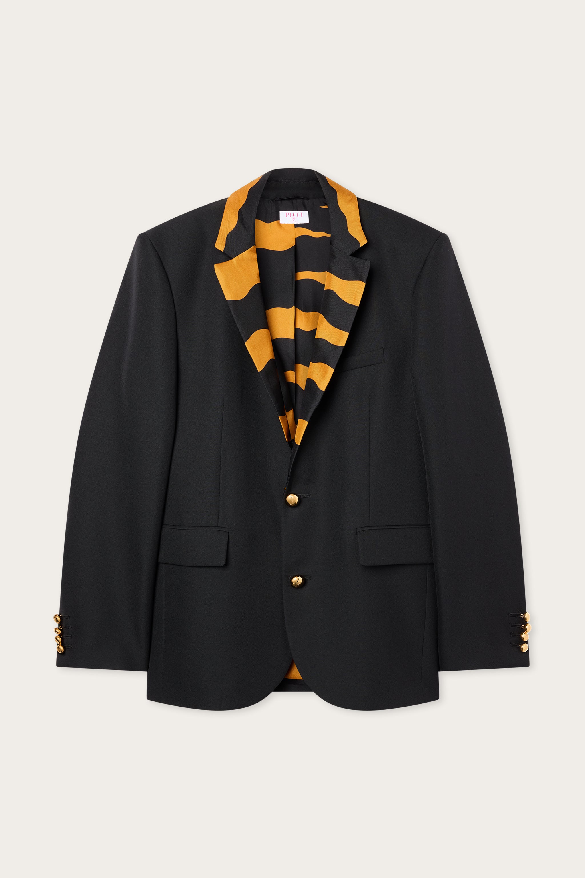 Emilio Pucci Jackets Giacca veste oversize laine noire