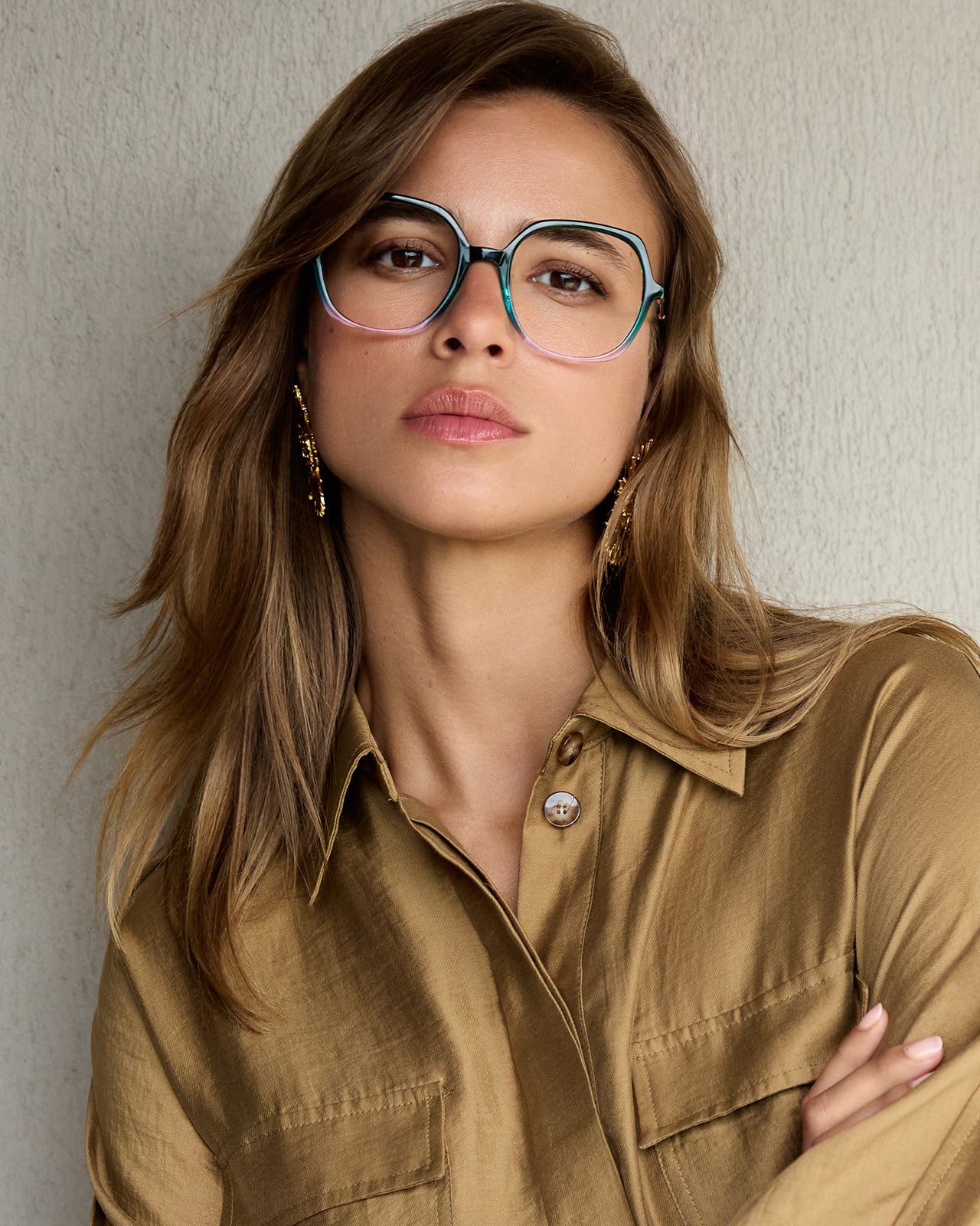 Clémence & Margaux La Clem-Roney lunettes de vue Dégradé Rouge