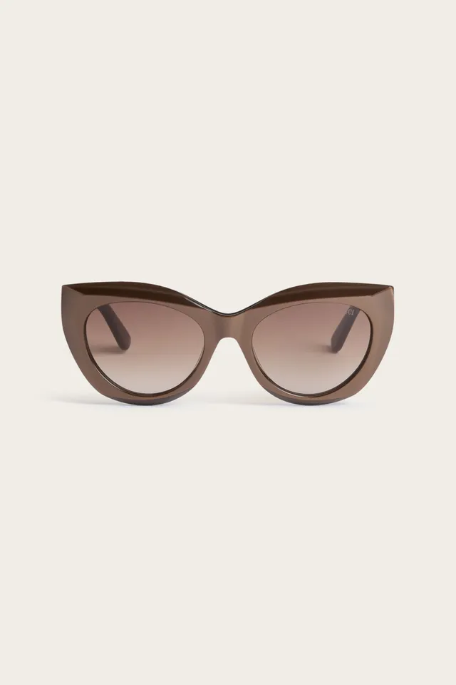 Emilio Pucci EP0257P lunettes de soleil cat-eye marron