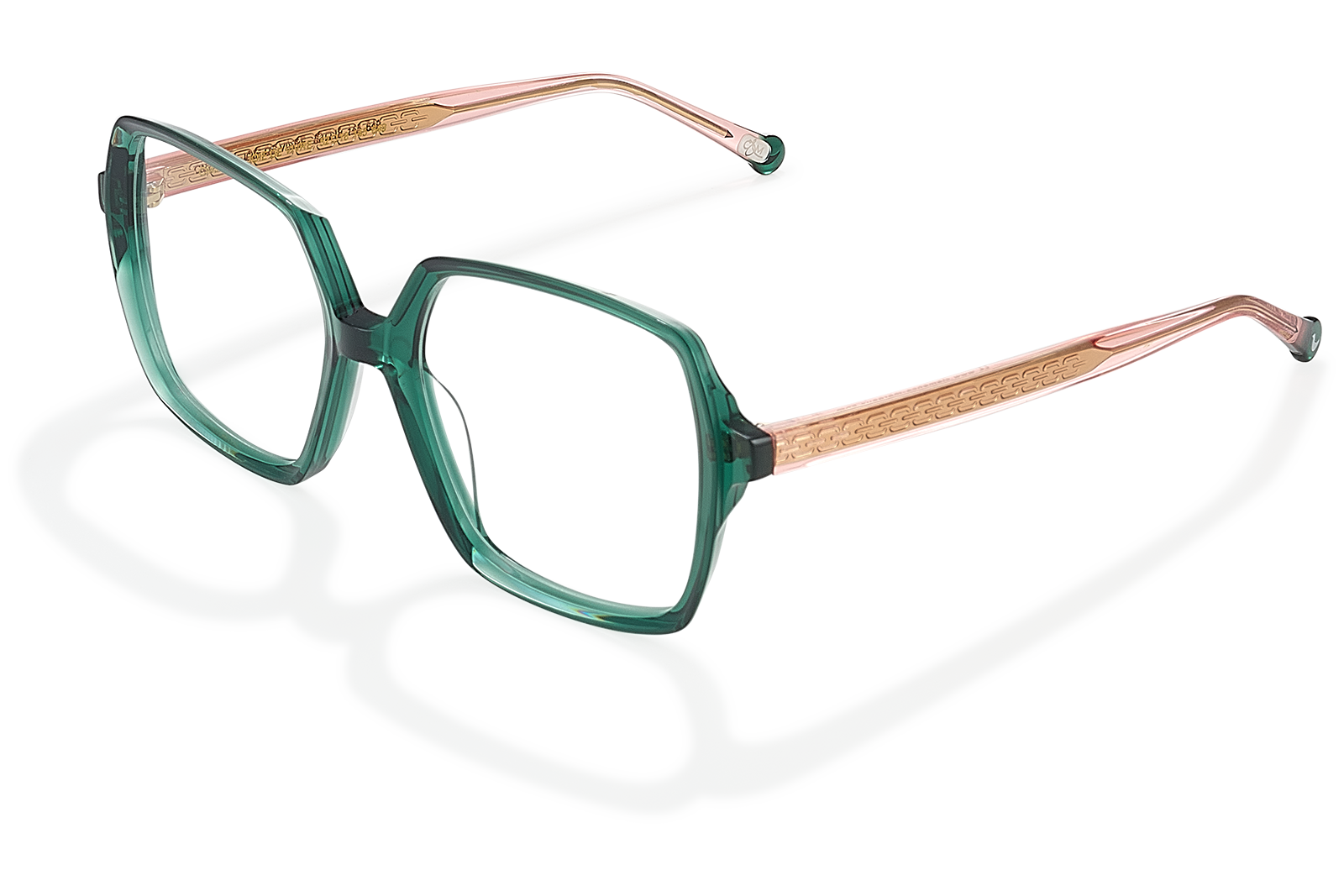 Clémence & Margaux La Joie de Vivre lunettes de vue vert carré