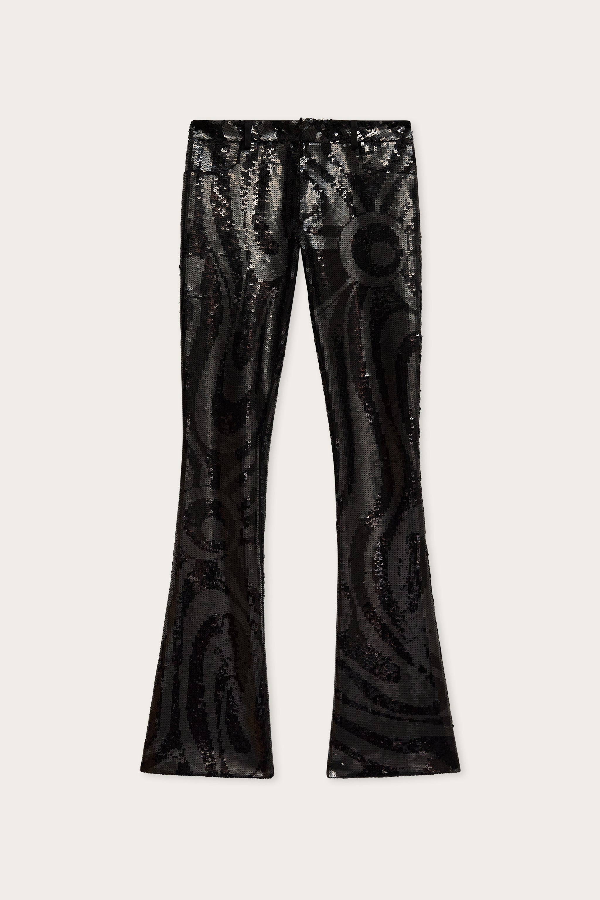 Emilio Pucci Bootcut Marmo pantalon noir brodé