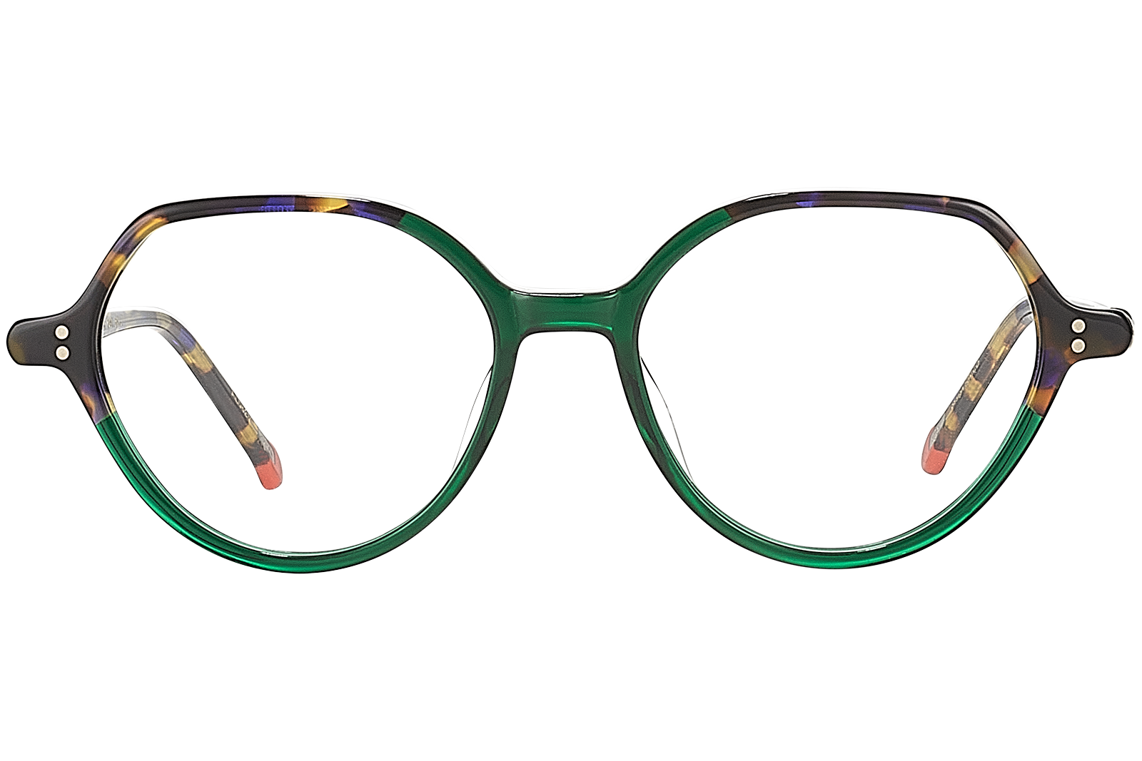 Clémence & Margaux La Novatrice lunettes de vue tonneau noir écaille