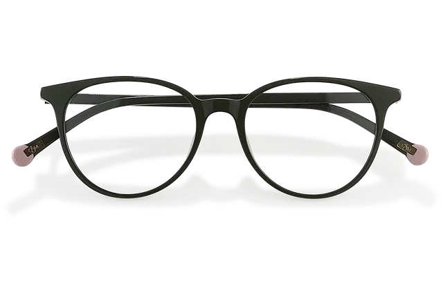 Clémence & Margaux La Discrète lunettes de vue Vert femme pantos