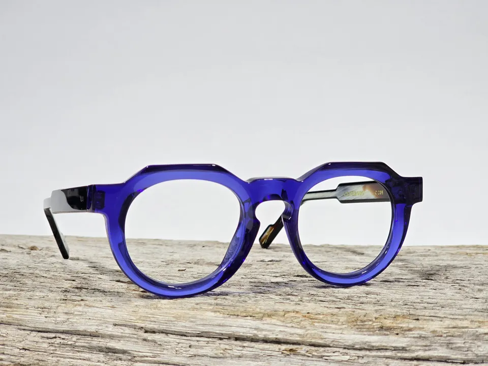 Xavier Derome Generoso C289 monture bleu roi ronde