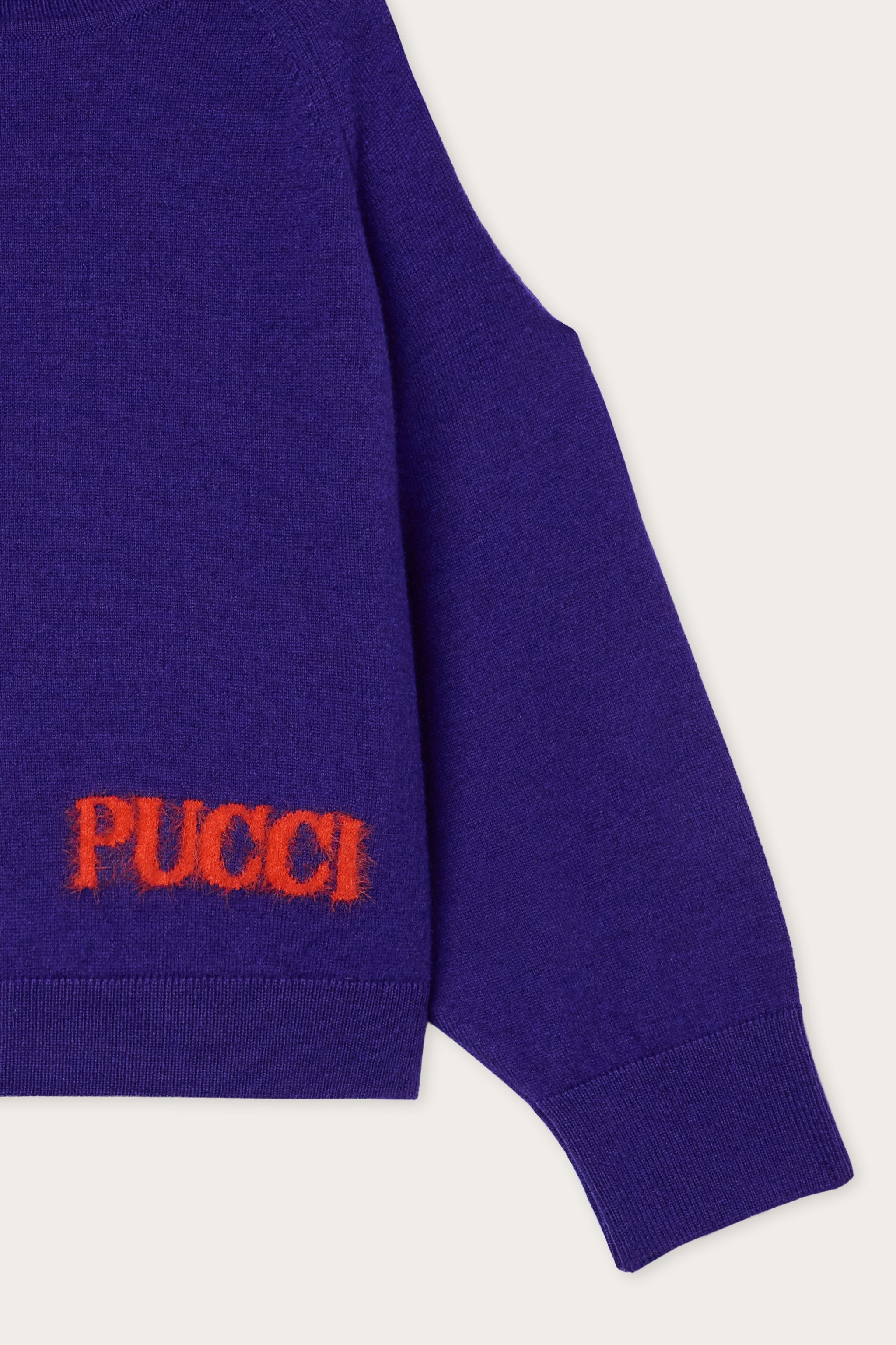 Emilio Pucci Knitwear ZZ9A00ZZ362543 pull violet 4Y laine