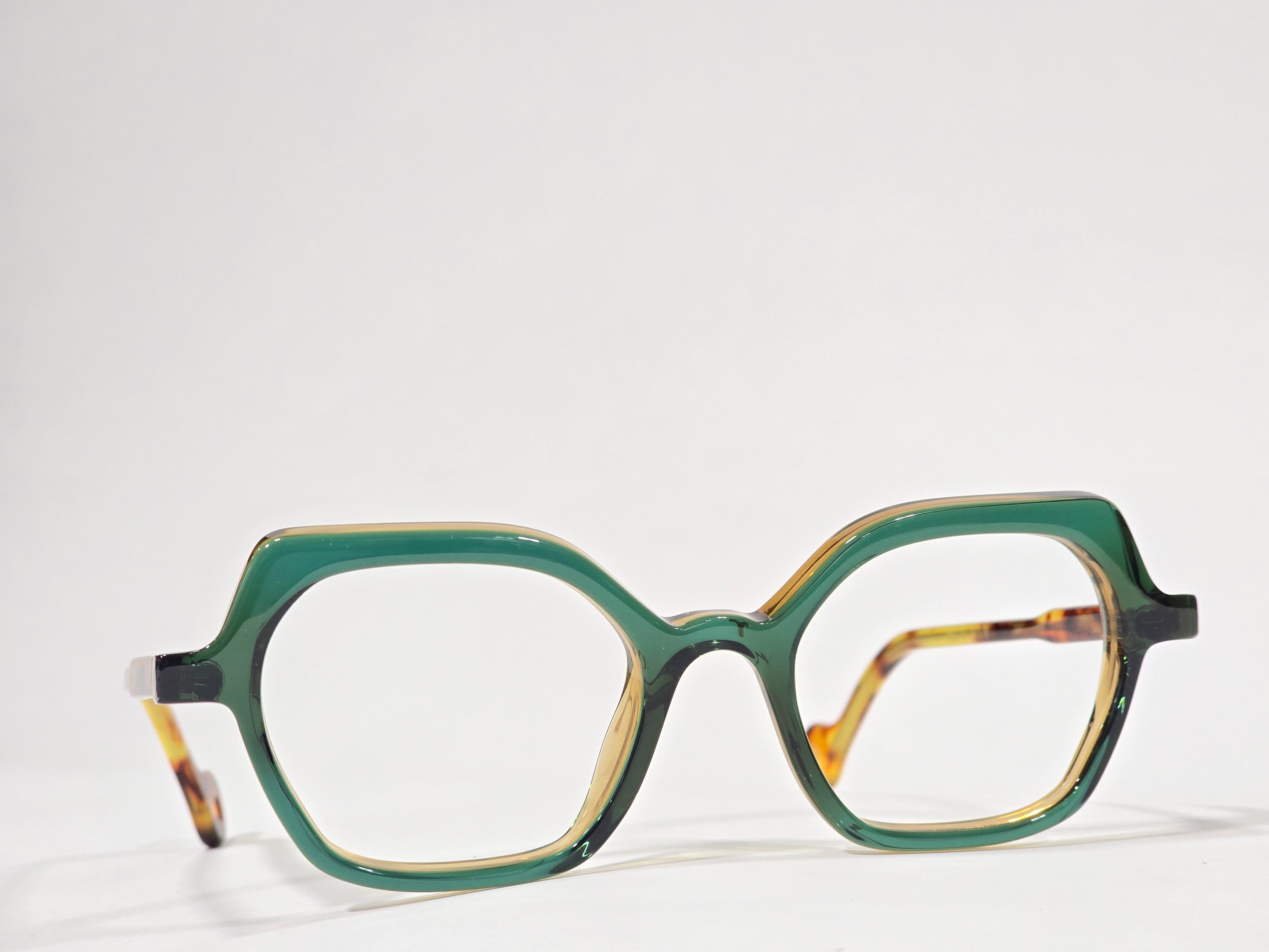 Xavier Derome Delta C279 lunettes de vue vert sapin