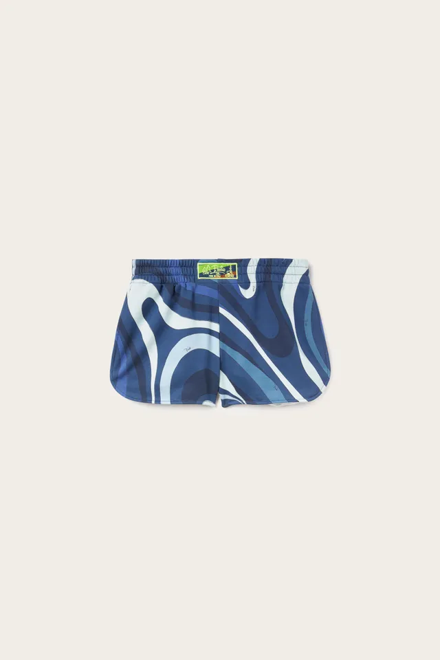 Emilio Pucci Marmo short jogger indigo coton
