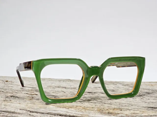Xavier Derome Belledonne C309 monture lunettes vert sapin