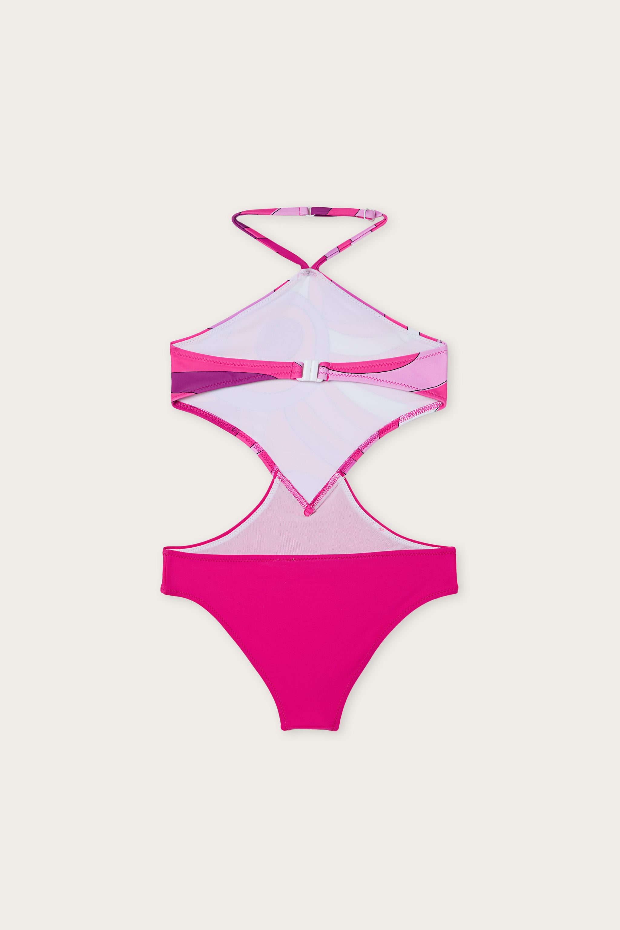 Emilio Pucci SWIMSUITS Marmo maillot 1 pièce violet lycra