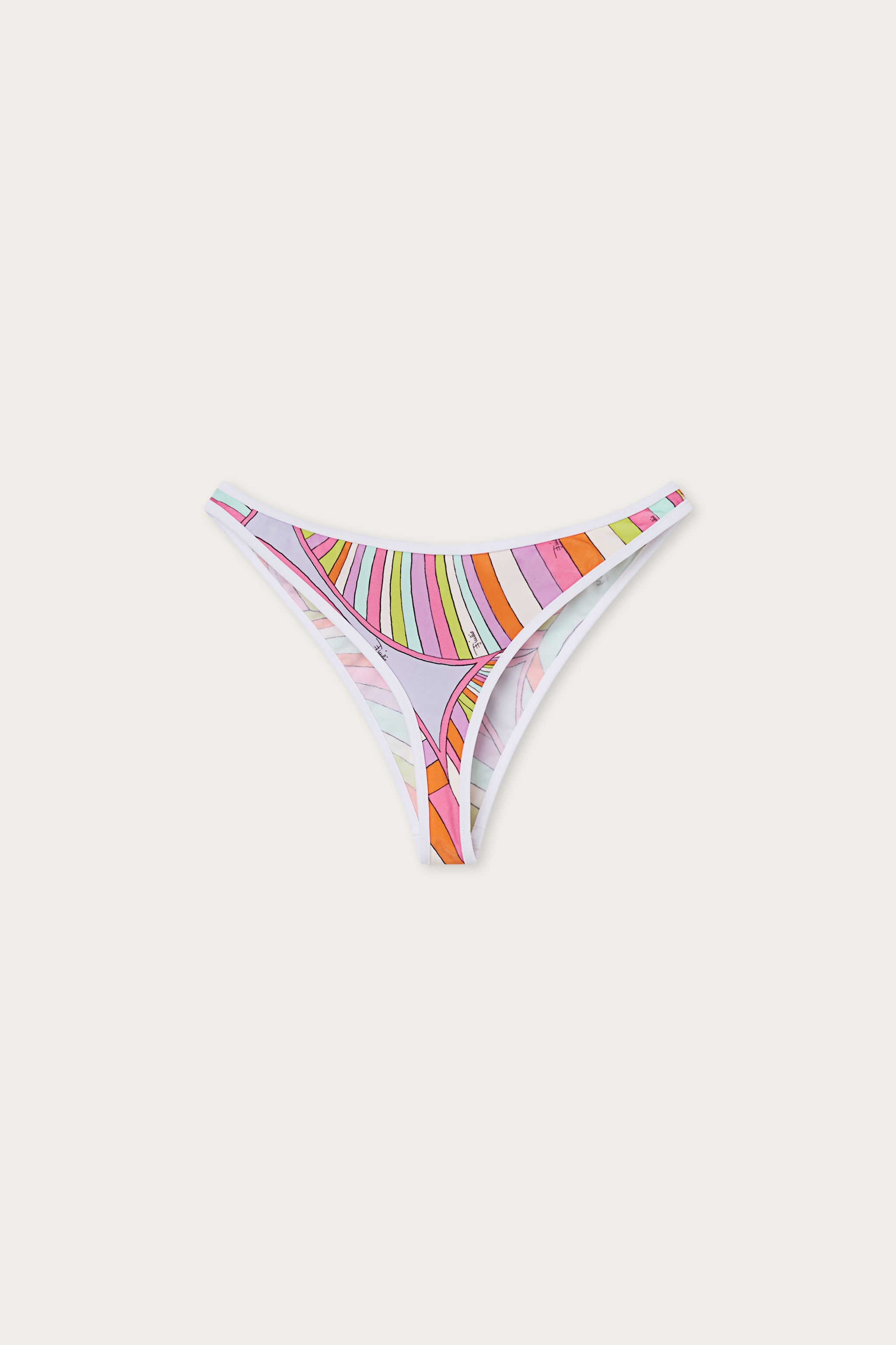 Emilio Pucci Iride slip bikini multicolore lycra XS-XL
