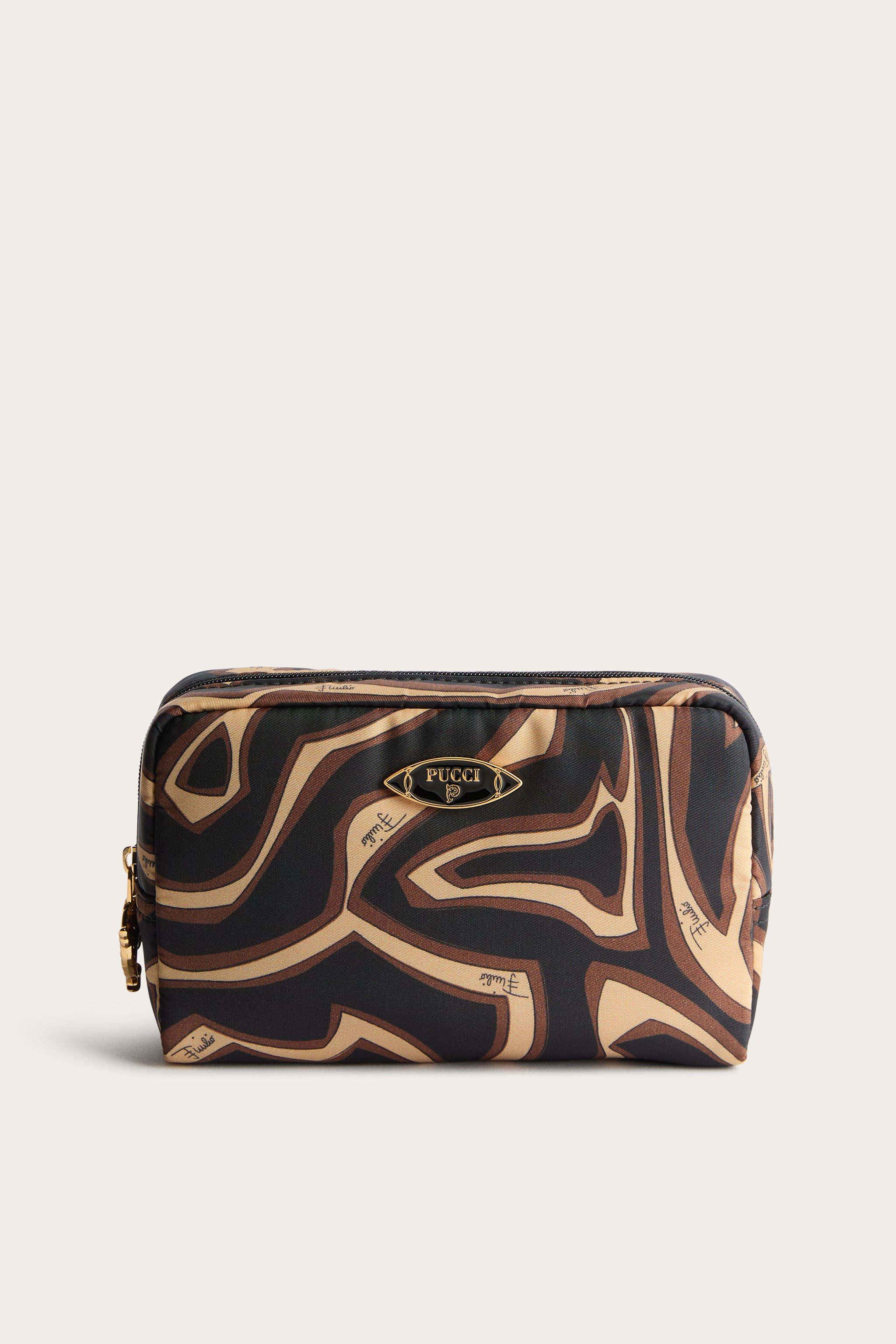 Emilio Pucci Yummy Piccolo trousse de toilette noir or nylon