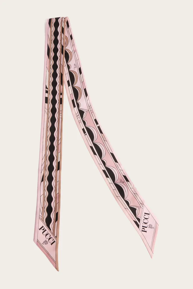 Emilio Pucci Silks Foulard Soie Nude 5x120 cm