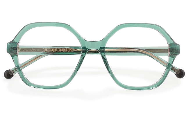 Clémence & Margaux L'Egérie lunettes de vue Noir & Ecaille hexago