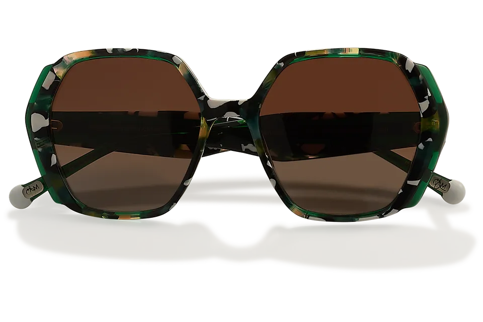 Clémence & Margaux La Miss Kokkino lunettes de soleil Noir & Cristal