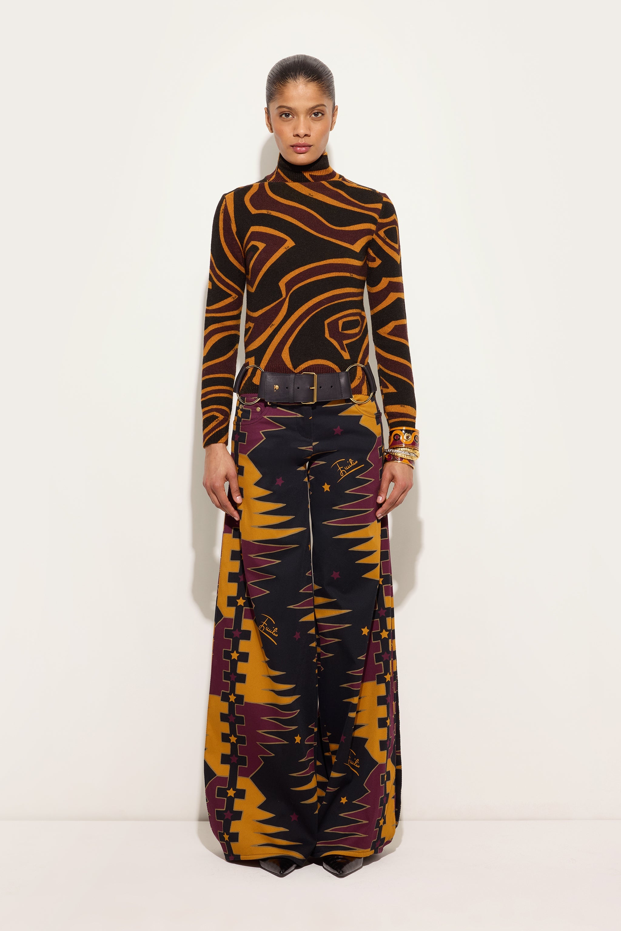 Emilio Pucci Labirinto pull bordeaux or XS
