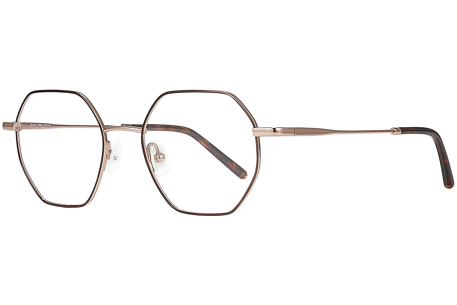 Clémence & Margaux La Small lunettes de vue Doré hexagonale