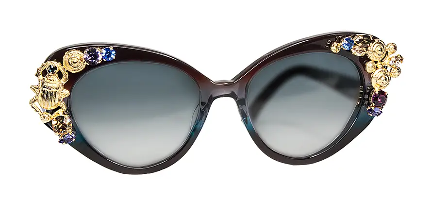 Francis Klein Exceptional Koffi lunettes de soleil œil-de-chat